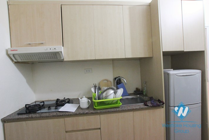 Duplex 01 bedroom apartment for rent in Dao Tan, Hanoi